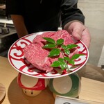 銀座 青天 - 黒毛和牛のランプステーキ