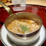 銀座 青天 - オニオンスープのグラタン