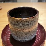 銀座 青天 - 温かいお茶