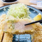 とんかつ よしだ - わさび塩。これが1番好きです！
