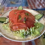 インド料理ルンビニ - トマトサラダ