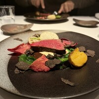 Restaurant Re: - 鹿児島 黒牛 トリュフ ジャガイモのピューレ