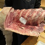 洋食 おがた - ビフカツ用のお肉