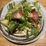 洋食 おがた - ランチのサラダ