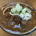 いこい - カレーうどん（馬肉）　800円