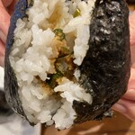 なみ木 - 青唐辛子味噌を割って