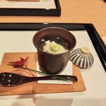 馬車道 大かわ - 金目鯛かぶら蒸し、銀杏も