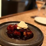 中国菜ジャッカル - 黒い酢豚　リコッタチーズ添え