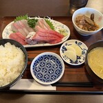 定食 くぅべ - 刺身定食