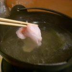 すし割烹 鮓はる - 軽くしゃぶしゃぶ（2009年10月）