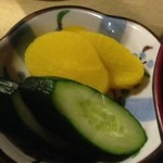 大阪屋 -  漬け物も美味しかった。