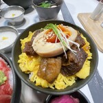 茶寮 和香菜 - 牛角煮丼