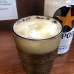 麺処 穂し乃 - サッポロ黒ラベル（350ml）350円