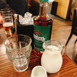 居酒商 古典家 - 珈琲焼酎はガムシロとミルクと一緒に