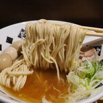 NIBOSHI MANIA - 銀鱗特撰アカヤガラ煮干蕎麦の麺