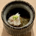 登喜和鮨 - ズワイ蟹とお焦げ饅頭