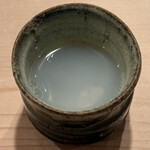 登喜和鮨 - 平茸と蛤のスープ