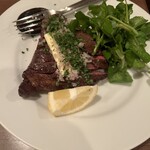 ブラッスリー レキップ - アメリカ産 ブラックアンガス牛のステーキ3300円