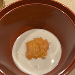 紀尾井町 三谷 - 雲丹の下は鱈の白子裏漉しトロトロ