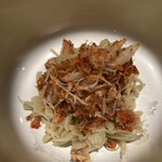 紀尾井町 三谷 - 毛蟹ほぐし身　手間がかかりますがペロリしちゃいました