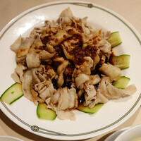 中国飯店 三田店 - 豚肉の薄切りニンニク醤油だれ