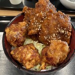 九州鳥若丸 - 唐揚げももカツ丼￥930税抜
            by masakun 