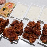 ほかほか弁当 - 今日は、から揚げ弁当3個＋から揚げ1個とサービス！
