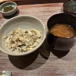 永山 - 鮎ご飯、大和舞茸、茗荷