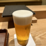 永山 - 生ビールで乾杯！