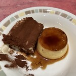 サイゼリヤ - プリントとティラミス