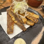 巻串ト酒 まぼや - 新牛蒡の天ぷら528円