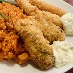 グリルママ - チキンライス、エビフライ、カキフライ
