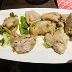 TOMBOY - サービスの、鶏モモ肉のグリーンカレー和え的な…