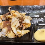酒肴 雑魚 - イカゲソ焼き　これが美味い