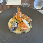 BISTROT REGAL - 海鮮グリル 鯛 海老 帆立