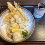 讃岐うどん 伴 - こんぴらごぼうぶっかけ大盛(900+200円)