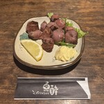 魚酔 - 砂肝の塩焼き