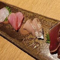 ぎんざ 阿吽 - 刺身の盛り合わせ