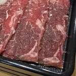 馬肉特急 - しゃぶしゃぶ肉(ロース)