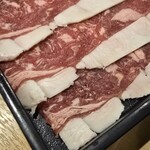 馬肉特急 - しゃぶしゃぶ肉(カルビ)
