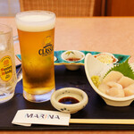 ホテルオホーツクパレス　レストランマリーナ - 料理写真:こちらが夜限定の晩酌セット1870円。