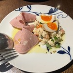 277651624 - ポテトサラダとイタリアンハム