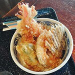 光る海 - かにえび天丼ミニ