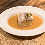 動悸 - お通し（焼き胡麻豆腐）