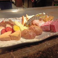 鉄板焼き 太縁 - 