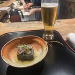 277664733 - ごまよせ豆腐、上に乗っているのは、車子