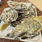 朝日鮨 - 蒸し牡蠣