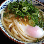 丸亀製麺 -  冷がけ+温泉卵　2014
