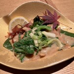 胡麻 セサミ - 赤貝とわけぎのぬた和え（本日のおすすめメニュー）