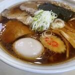 城西金ちゃんラーメン - 味玉醤油ラーメン大盛 アップ